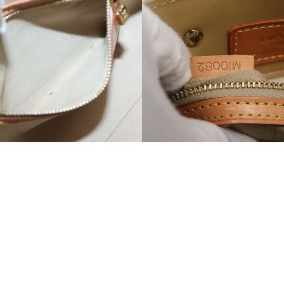 LOUIS VUITTON Monogram Vernis Reade PM Hand Bag Beige M91334 - Picture 12 of 12